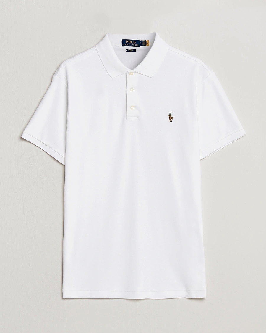 Herren | | Polo Ralph Lauren | Slim Fit Pima Cotton Polo White