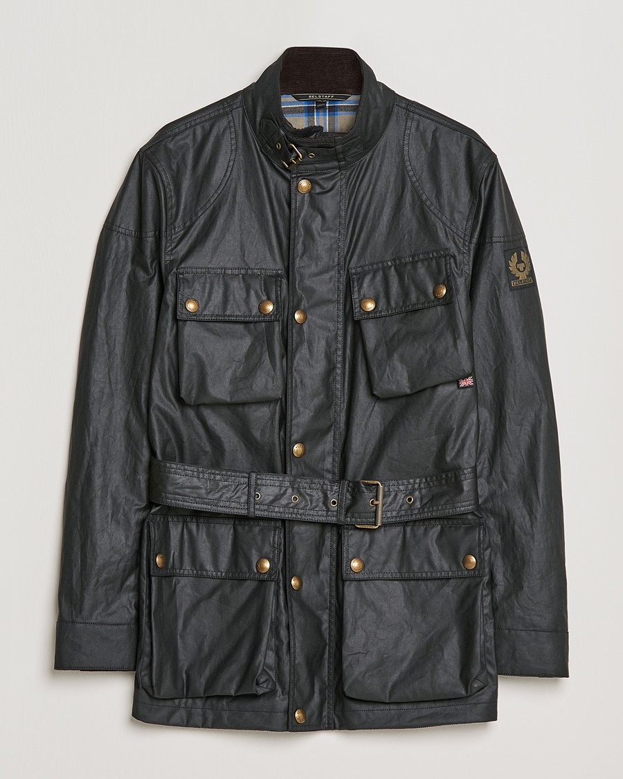  Trialmaster Waxed Jacket Black