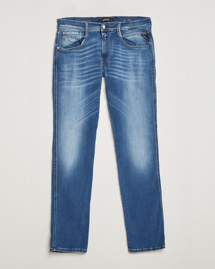 Herren | Blaue jeans | Replay | Anbass Hyperflex Bio Jeans Medium Blue