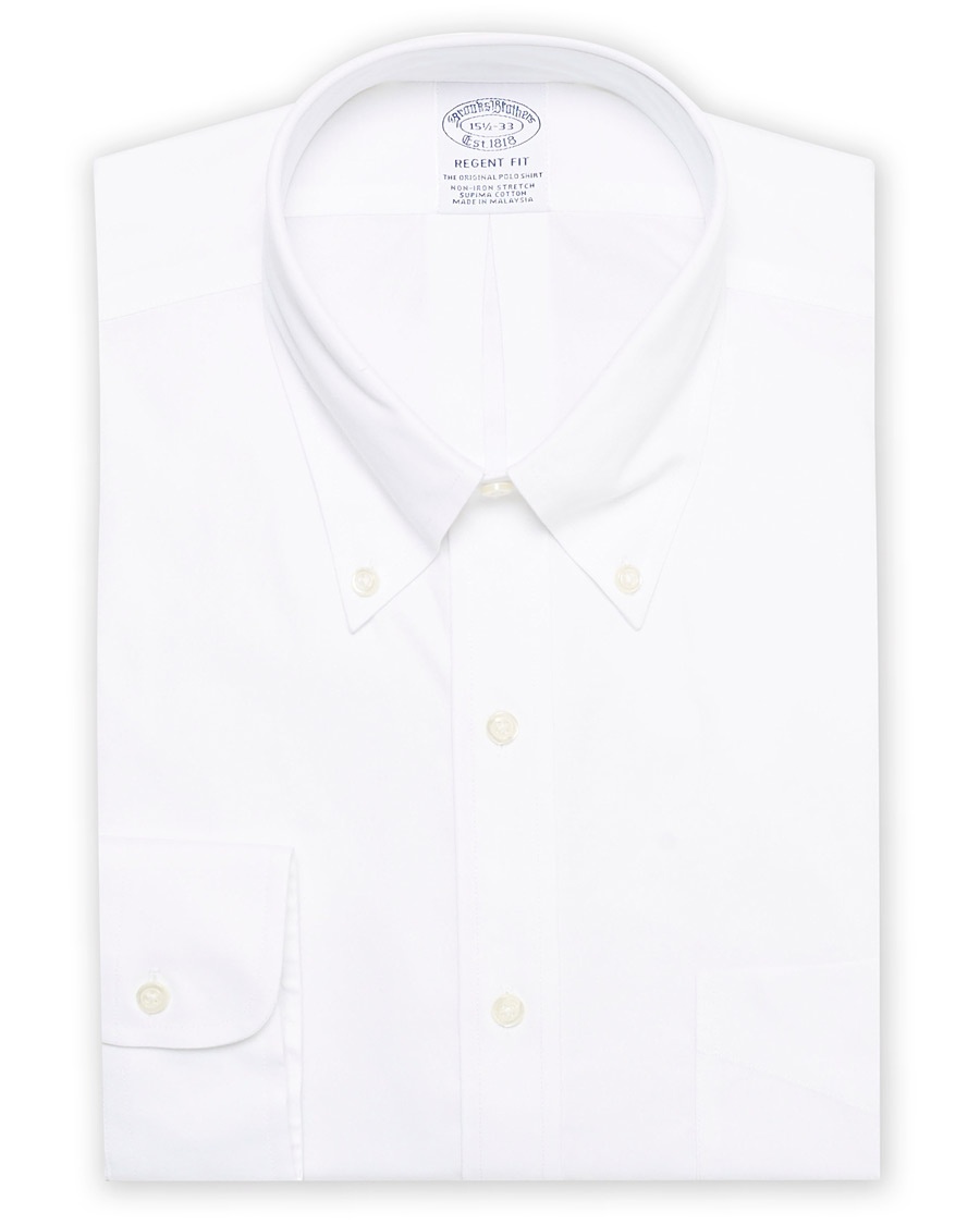  Regent Fit Non Iron Oxford Shirt White