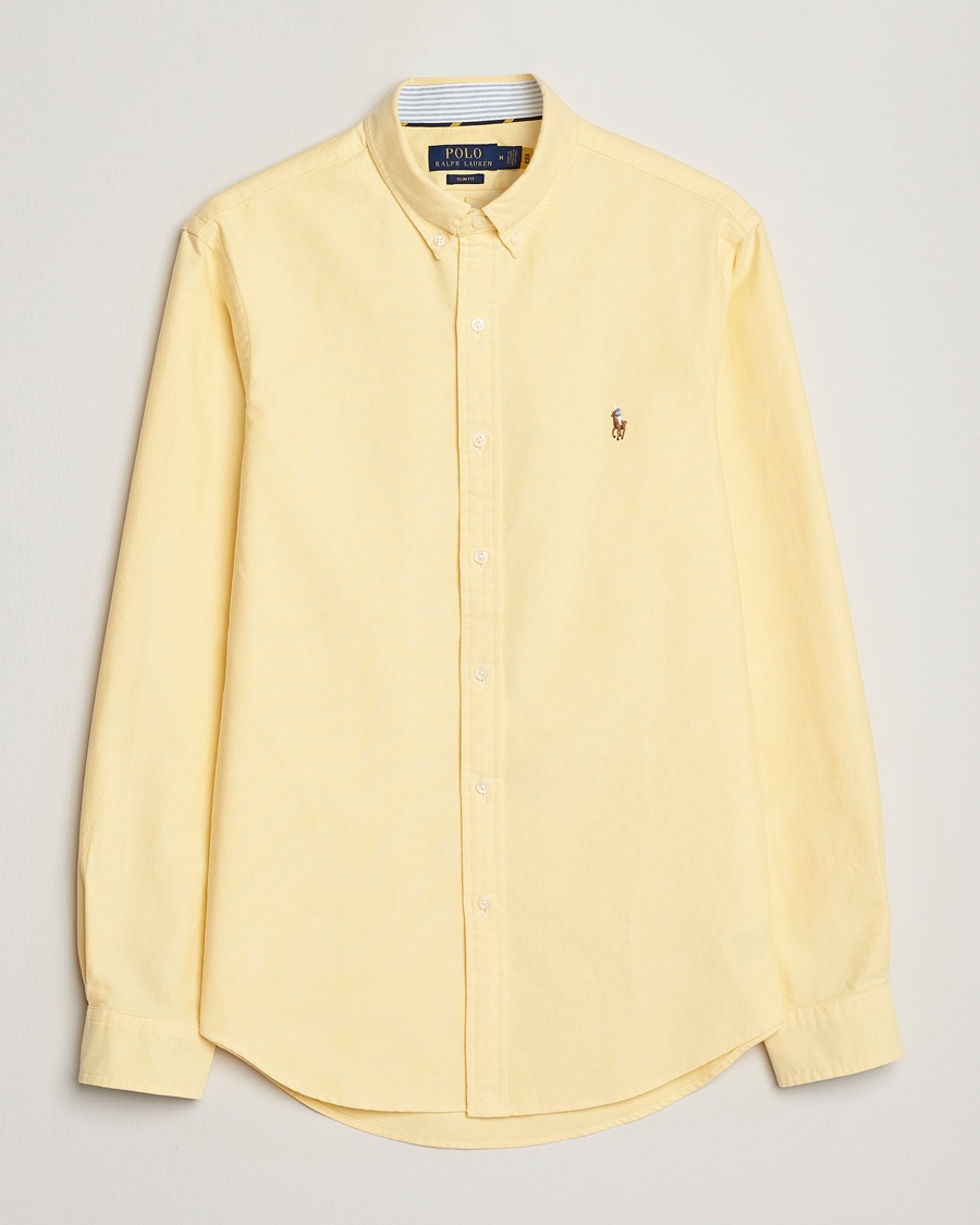 Herren | | Polo Ralph Lauren | Slim Fit Oxford Button Down Shirt Yellow Oxford