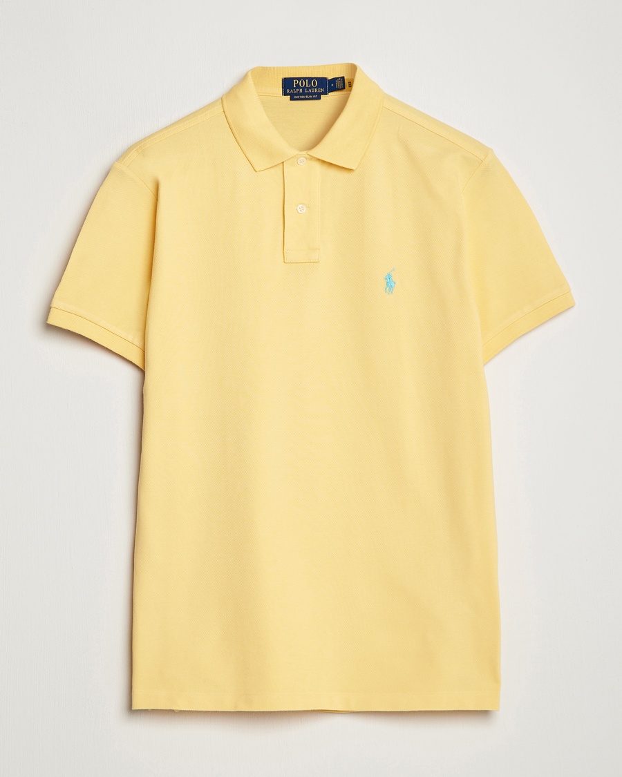 Polo Ralph Lauren Custom Slim Fit Polo Corn Yellow – Gelb