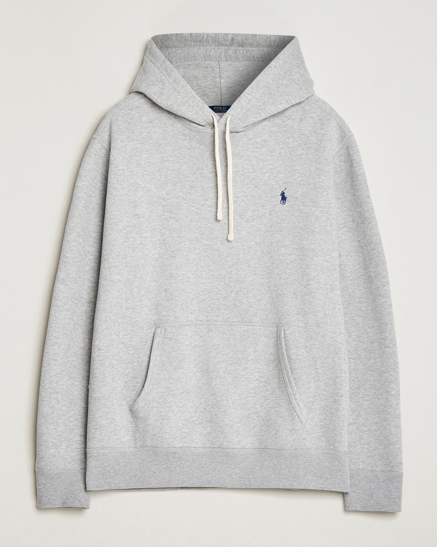 Polo Ralph Lauren RL Fleece Hoodie Andover Heather – Grau