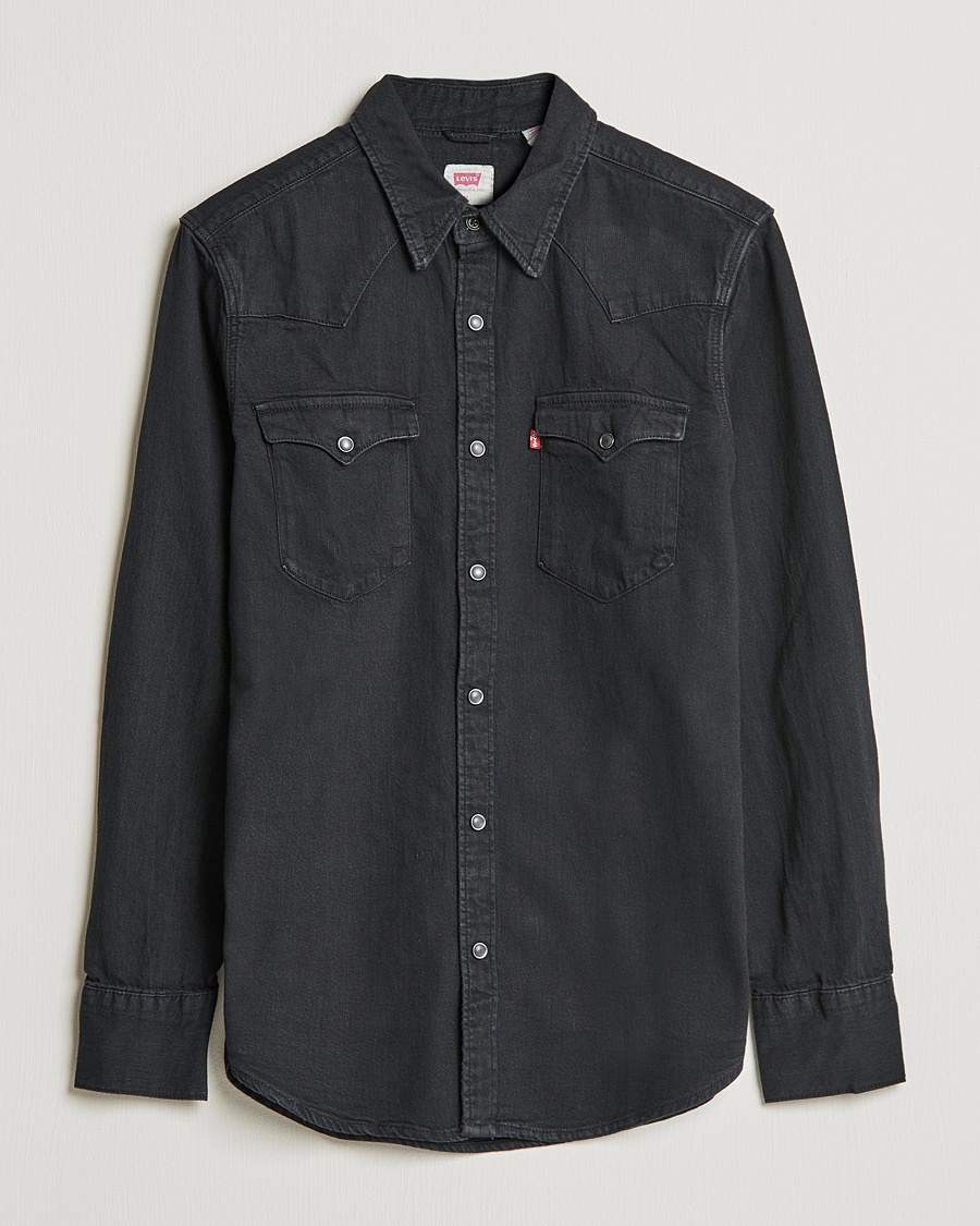  Barstow Western Standard Shirt Marble Black