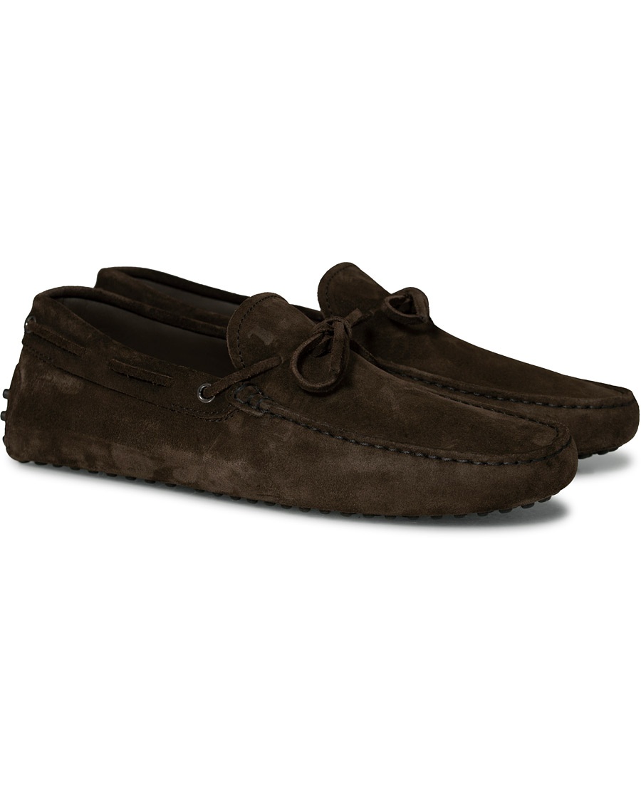  Laccetto Gommino Carshoe  Dark Brown Suede UK7 - EU41