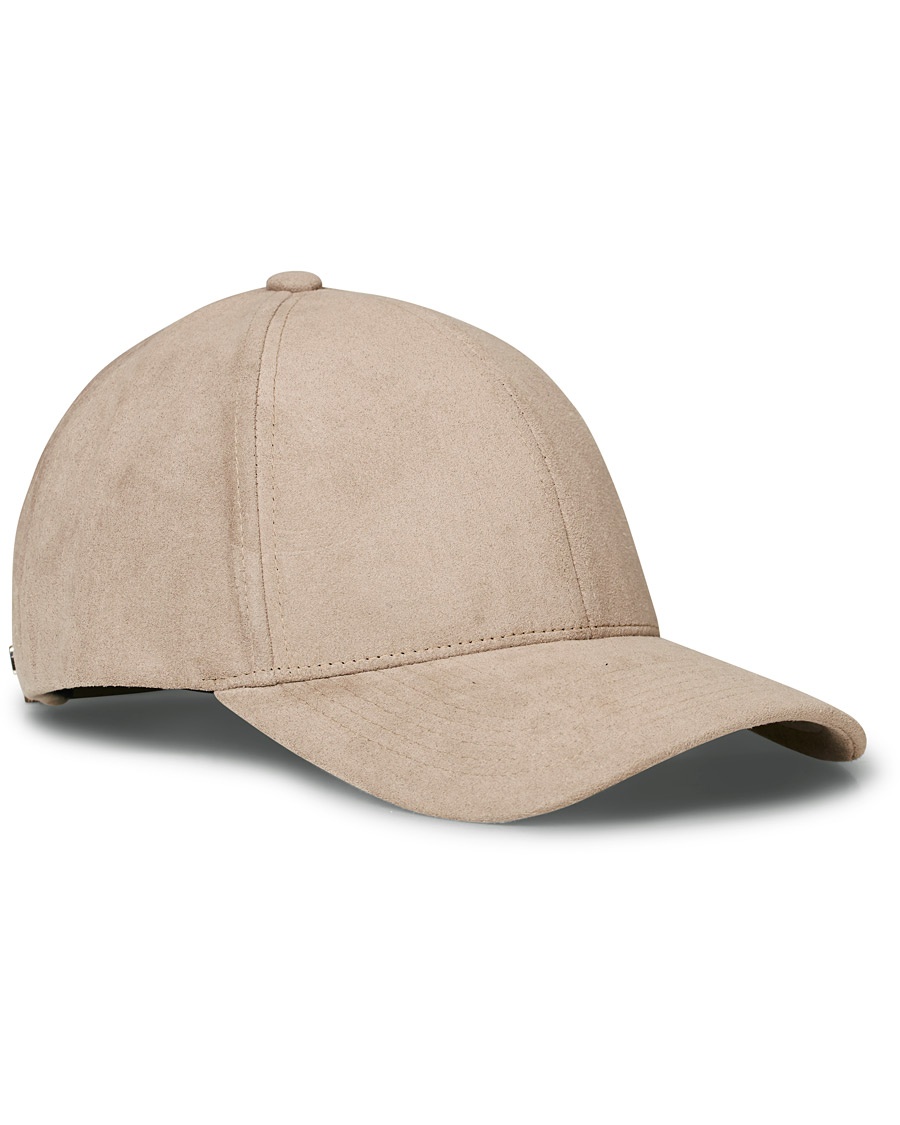  Alcantara Baseball Cap Stone Beige