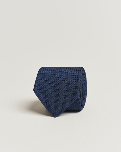 Herren | Krawatten | Amanda Christensen | Silk Grenadine 8 cm Tie Napoli Blue