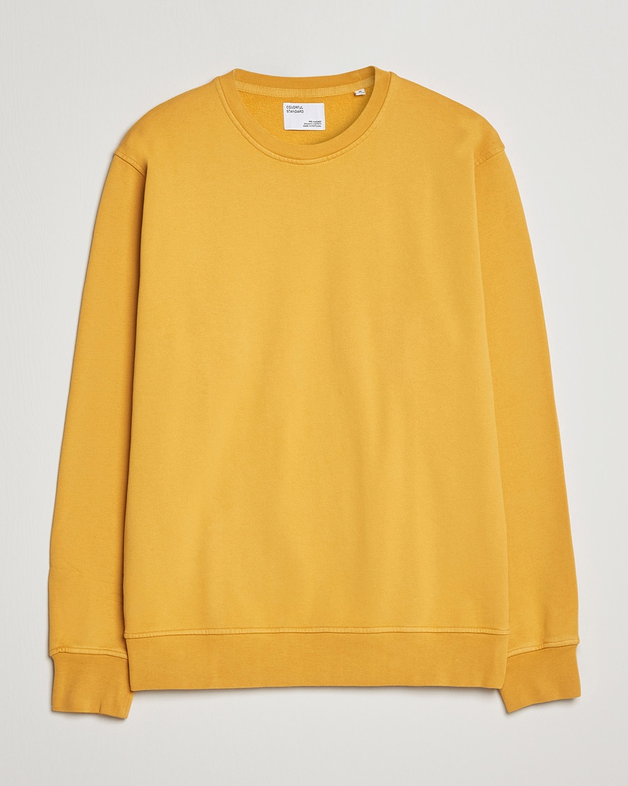 Colorful Standard Classic Organic Crew Neck Sweat Burned Yellow – Gelb