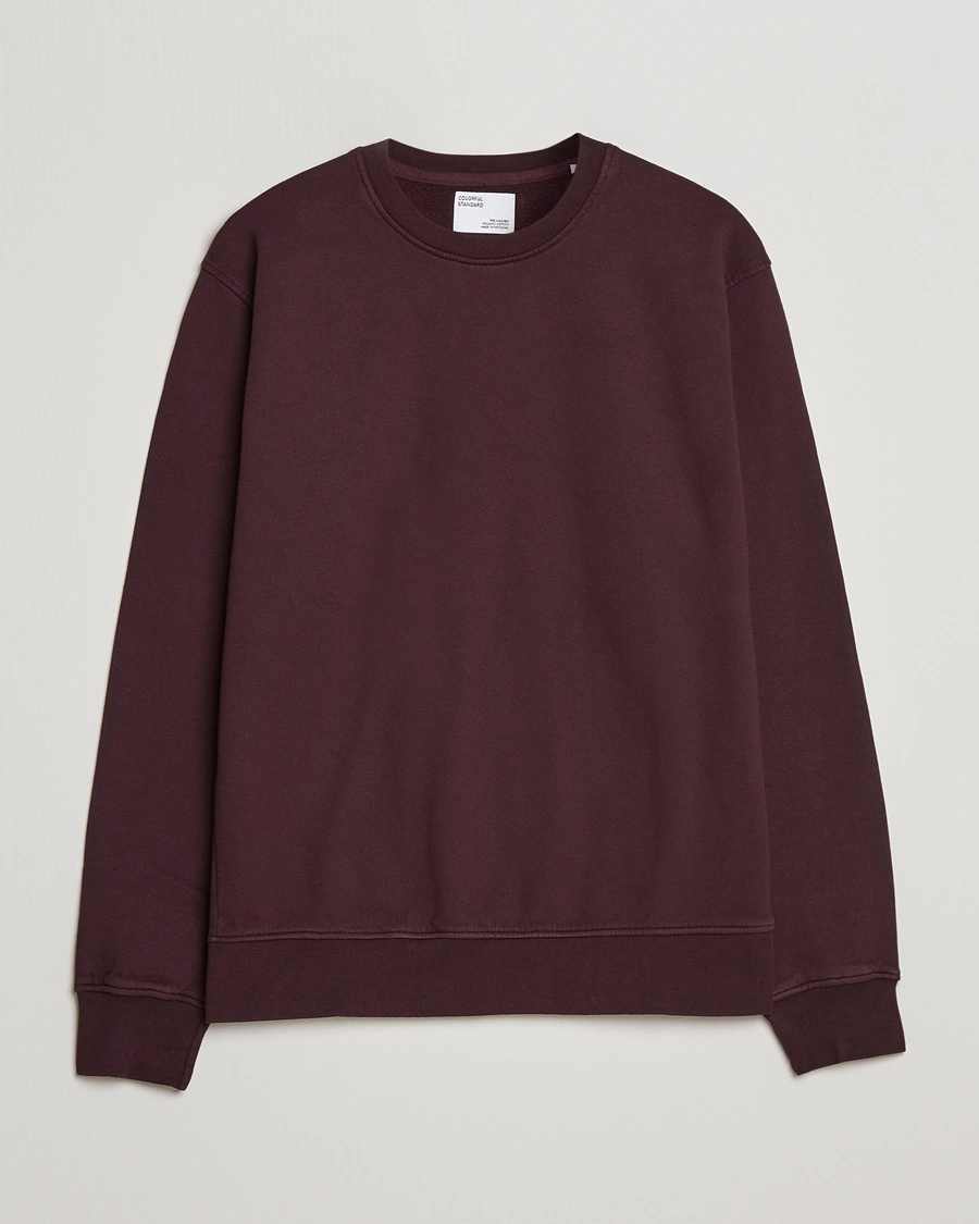 Colorful Standard Classic Organic Crew Neck Sweat Oxblood Red – Rot