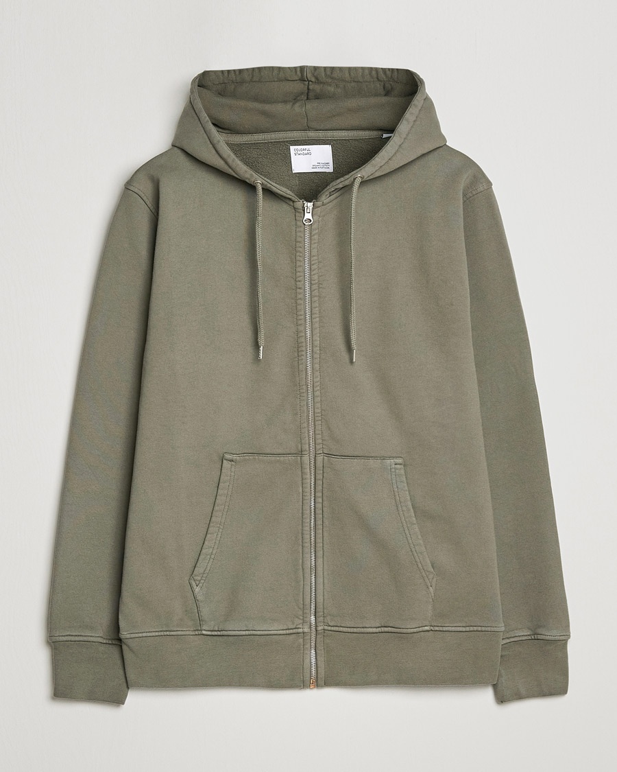 Herren | | Colorful Standard | Classic Organic Full Zip Hood Dusty Olive