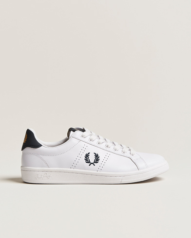 Herren | Weiße Sneakers | Fred Perry | B721 Leather Sneakers White/Navy