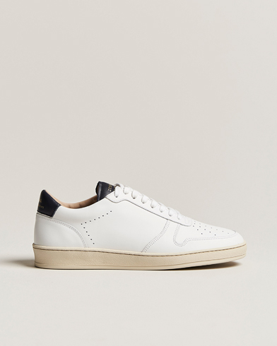 Herren | Weiße Sneakers | Zespà | ZSP23 APLA Leather Sneakers White/Navy