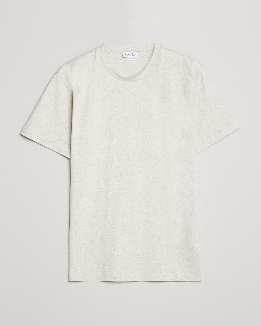 Sunspel Riviera Midweight T-Shirt Archive White – Weiß