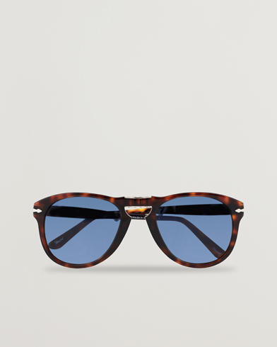 Herren | Gebogene Sonnenbrillen | Persol | 0PO0714 Folding Sunglasses Havana/Blue Gradient