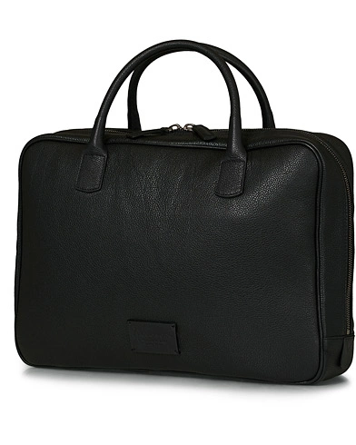 Herren |  | Anderson's | Full Grain Leather Briefcase Black