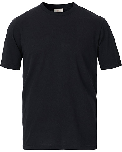  Cashmere Short Sleeve T-Shirt Navy