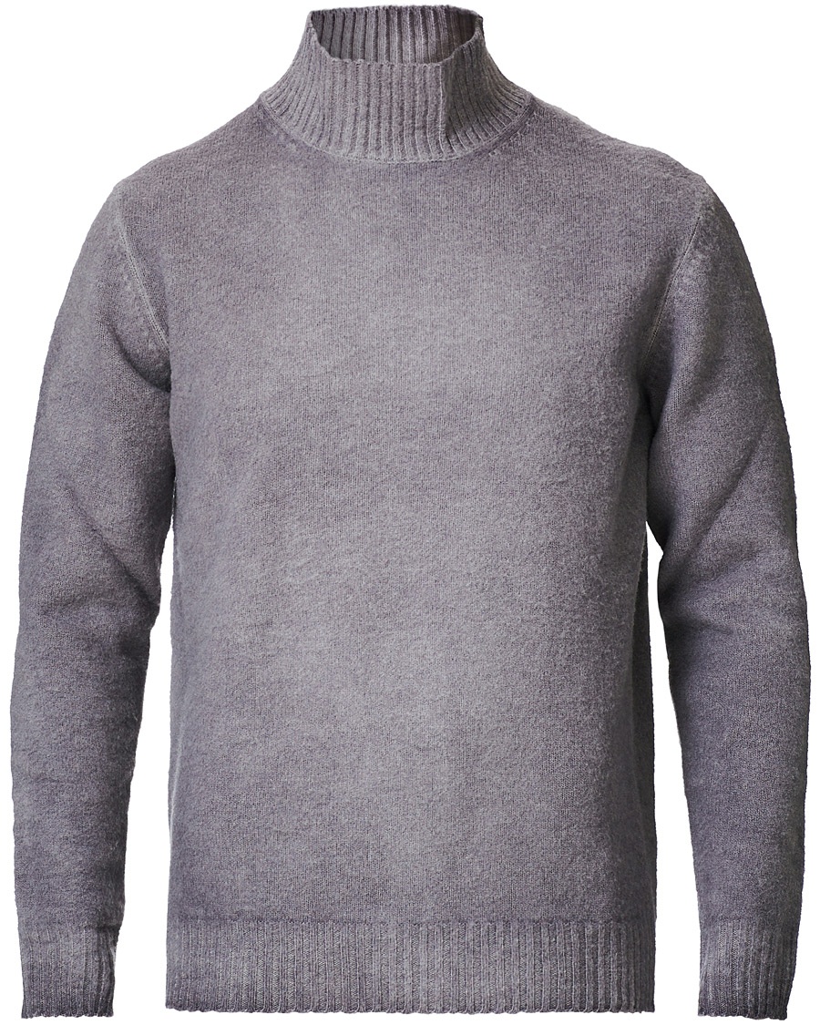 Altea Brushed Wool Turtleneck Grey
