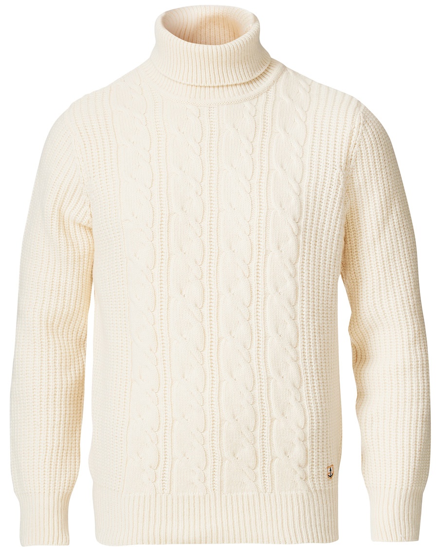 Herren | | Armor-lux | Soft Cable Turtleneck Sweater Nature
