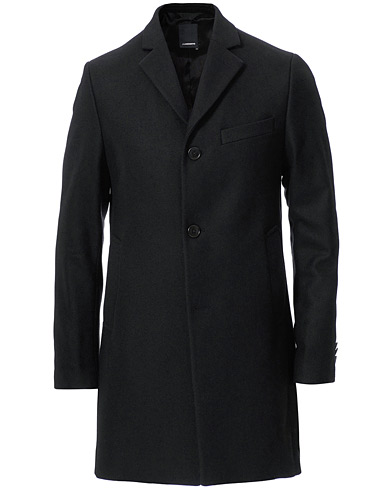  Wolger Compact Melton Coat Black
