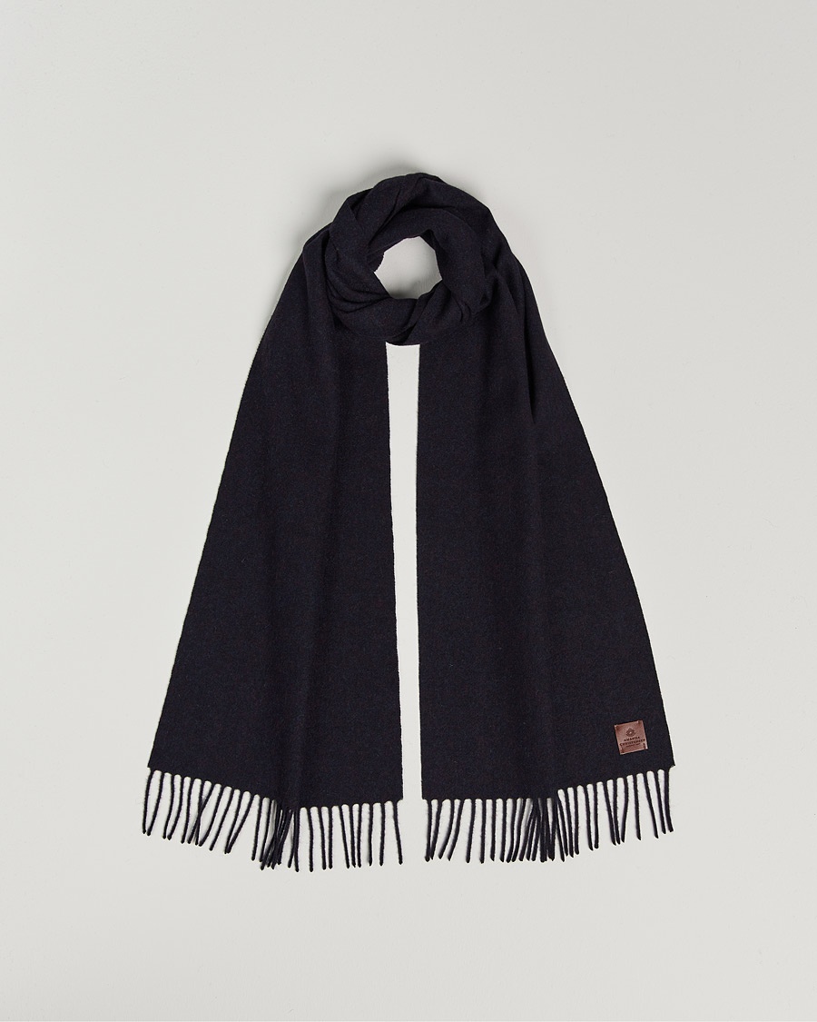 Herren | Christmas 2024 | Amanda Christensen | Merino Wool Scarf Navy Melange