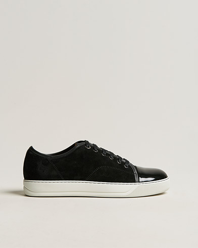  |  Patent Cap Toe Sneaker Black