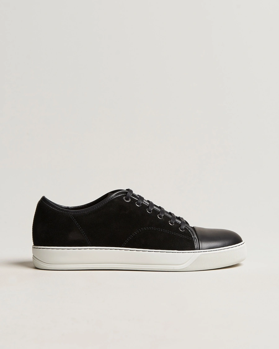 Lanvin DBB1 Nappa Cap Toe Sneaker Black – Schwarz