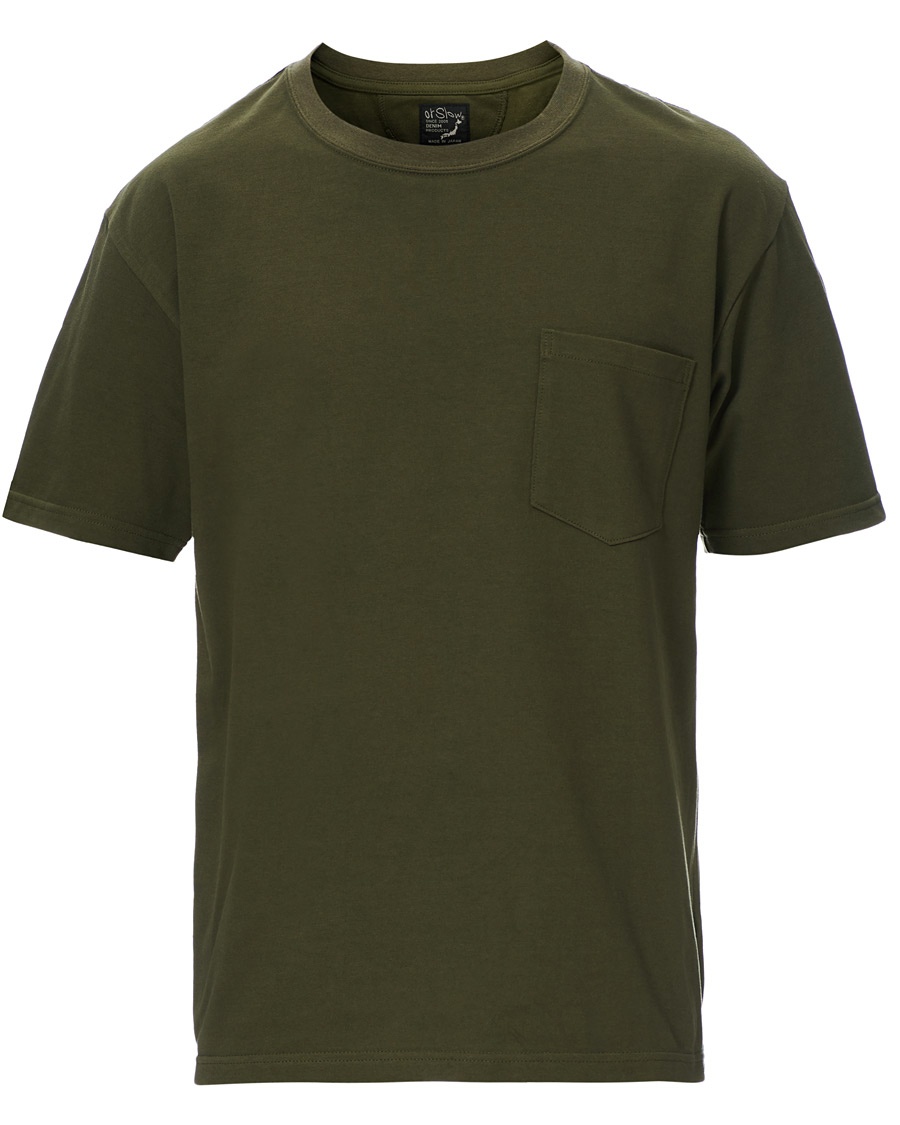 orSlow Military Pocket Tee Dark Olive