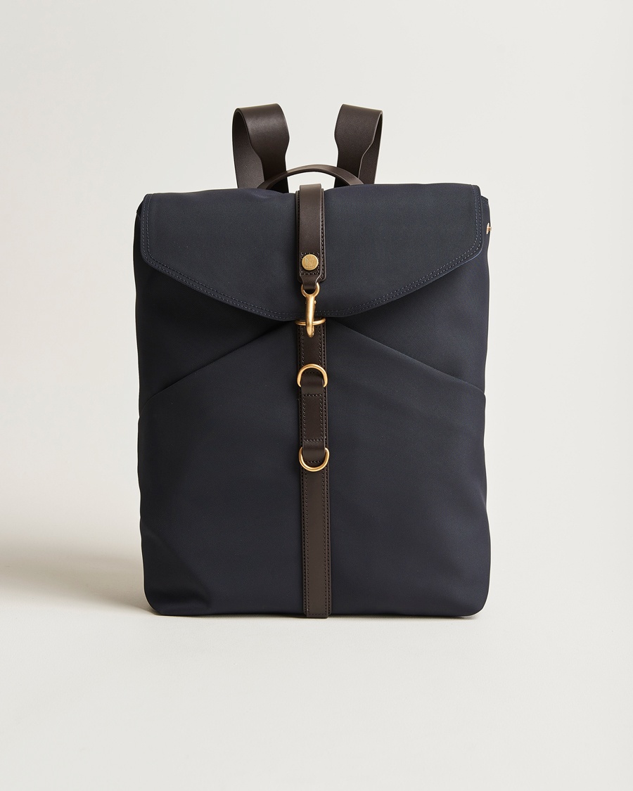 Mismo M/S Rucksack Navy/Dark Brown – Blau