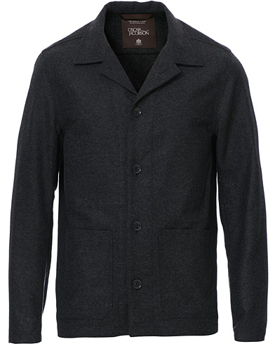  Hampus Wool Shirt Jacket Grey