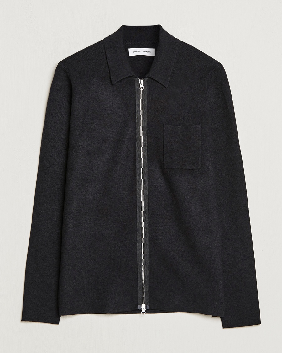 Herren | | Samsøe & Samsøe | Guna Full Zip Black