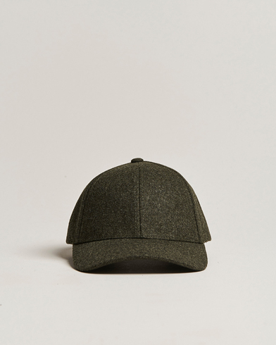 Herren | Varsity Headwear | Varsity Headwear | Flannel Baseball Cap Forest Green