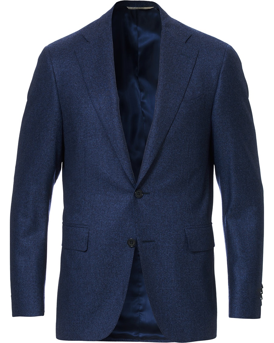  Capri Flannel Blazer Dark Blue