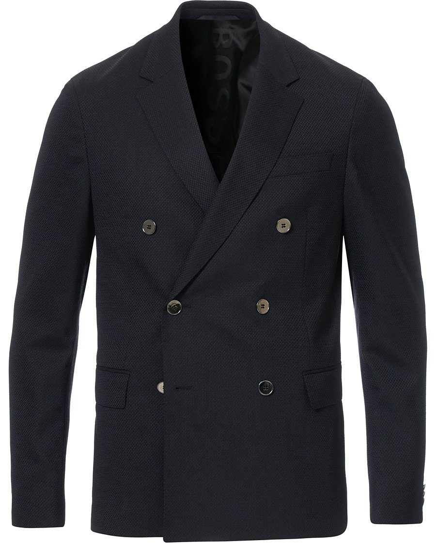 BOSS Nielsen Double Breasted Blazer Black