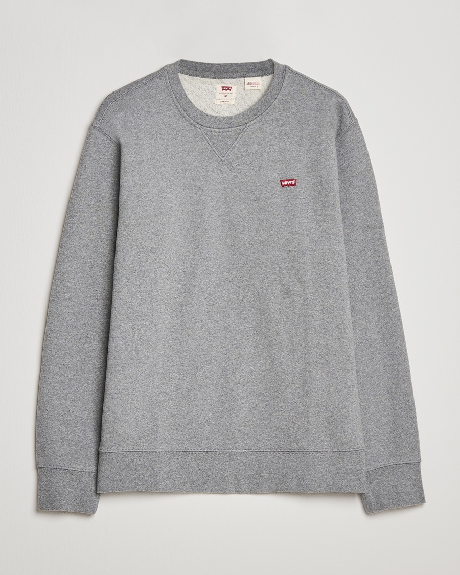 Herren | Pullover | Levi's | Original Crew Neck Sweatshirt Chisel Grey Heather