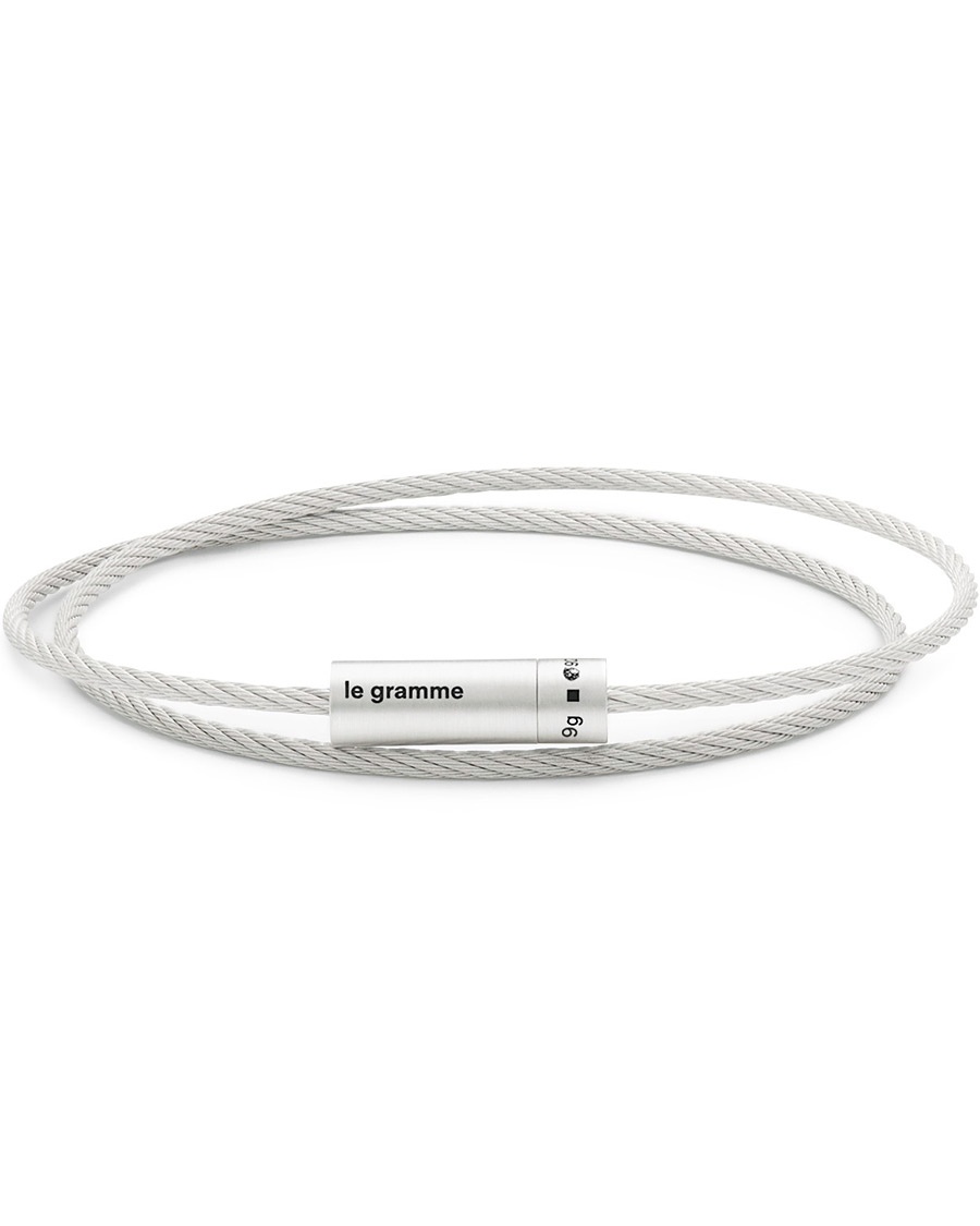  Double Cable Bracelet Polished Sterling Silver 9g