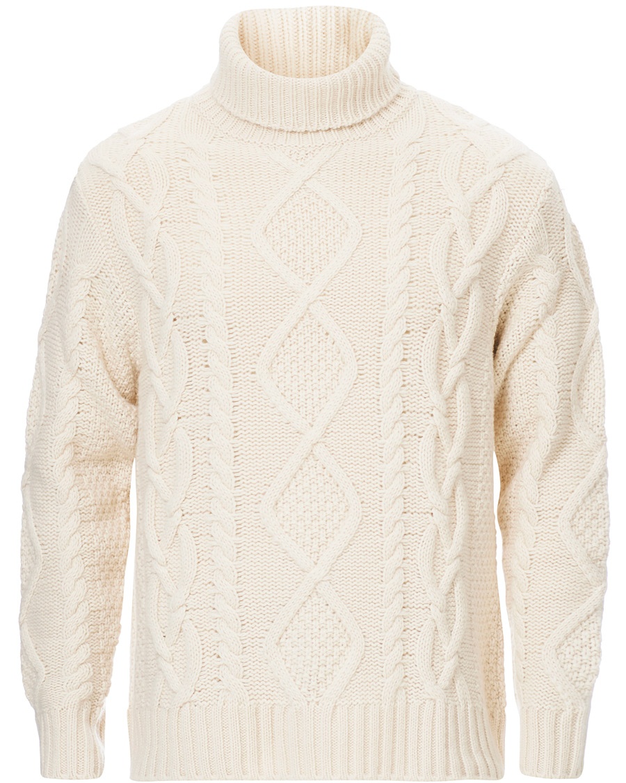  Didrik Braided Rollneck Dusty White