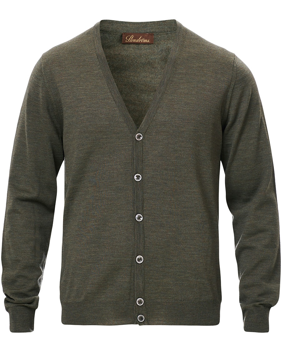  Merino Zegna Knitted Cardigan Green