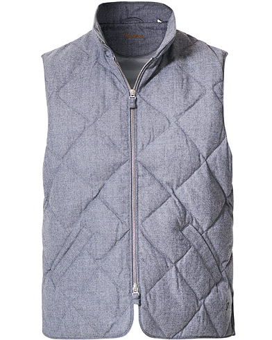 Stenströms Quilted Wool Vest Grey