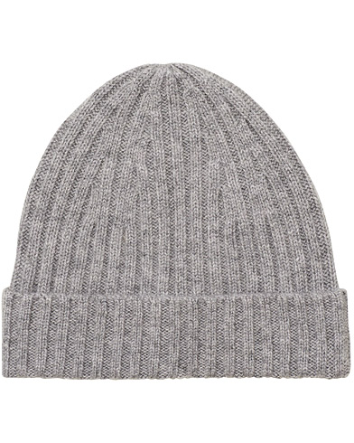 Stenströms Ribbed Cashmere Hat Grey 