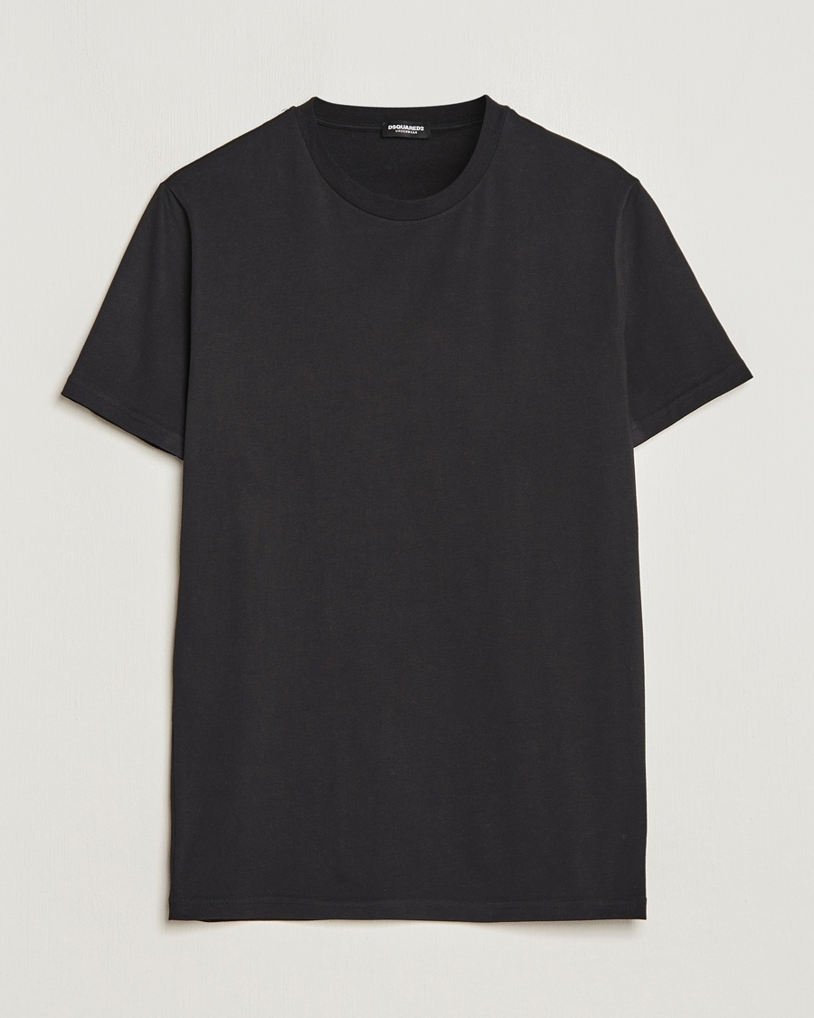 Herren | | Dsquared2 | 2-Pack Cotton Stretch Crew Neck Tee Black