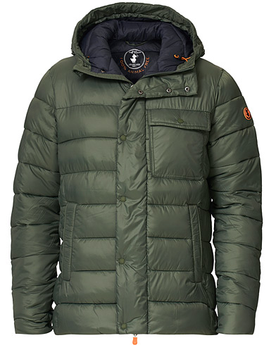  Lightweight Padded Front Pocket Jacket Thyme Green