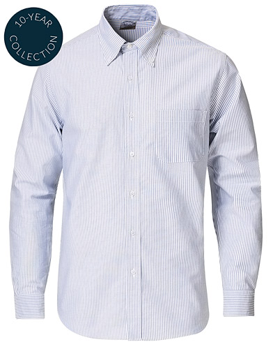 Brooks Brothers Regent Fit Supima Cotton Oxford Shirt White/Blue