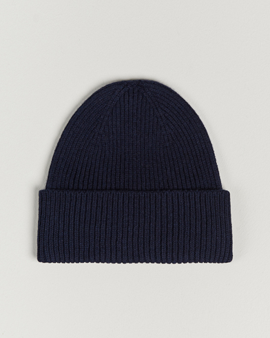 Mütze |  Merino Wool Beanie Navy Blue
