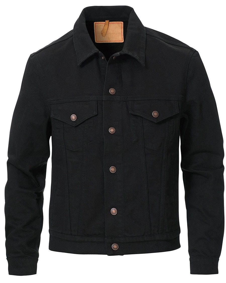  Classic Denim Jacket Rinsed Black