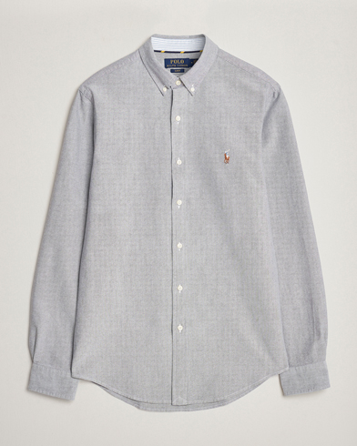 Herren |  | Polo Ralph Lauren | Slim Fit Oxford Button Down Shirt Slate