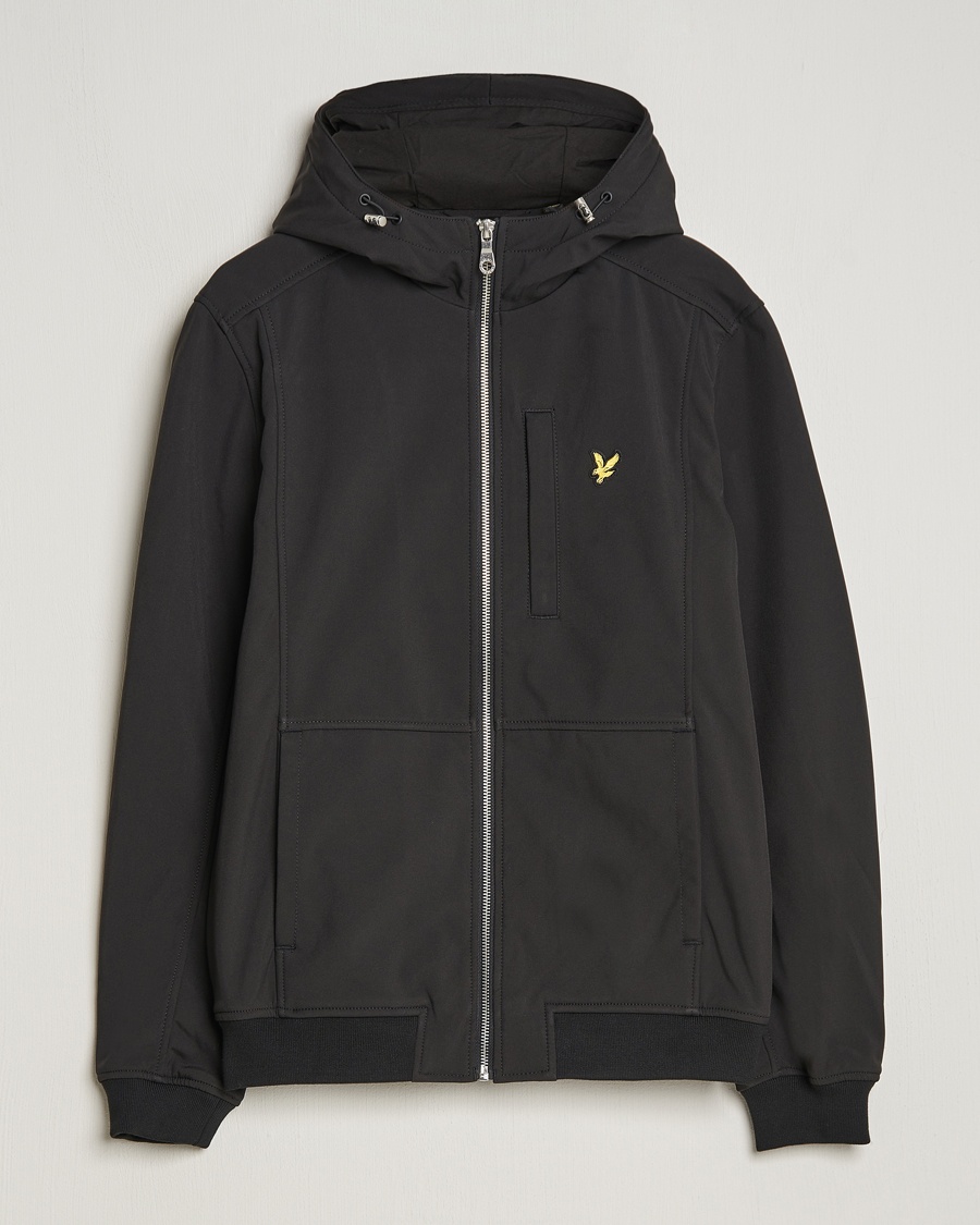 Herren | Lyle & Scott | Lyle & Scott | Softshell Hooded Jacket Black