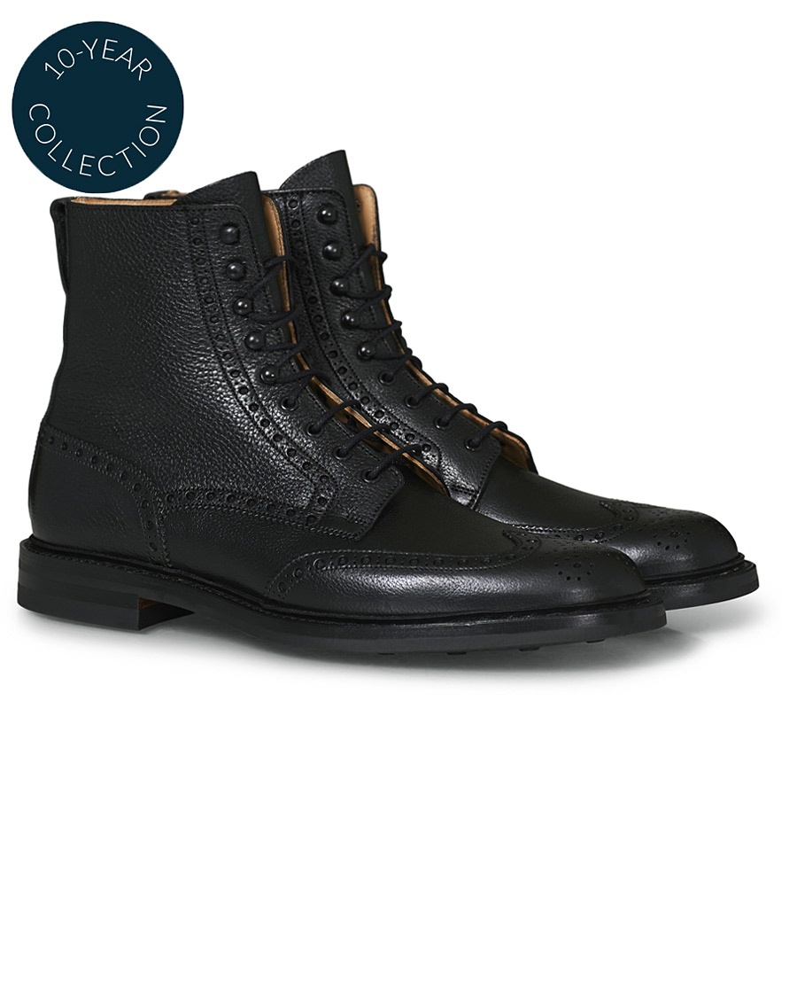 Crockett & Jones x Tärnsjö Garveri Islay Country Grain Dainite Black Calf