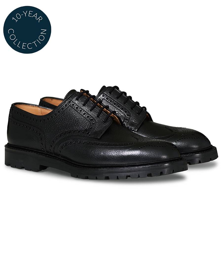 Crockett & Jones x Tärnsjö Garveri Pembroke Scotch Grain Vibram Black Calf