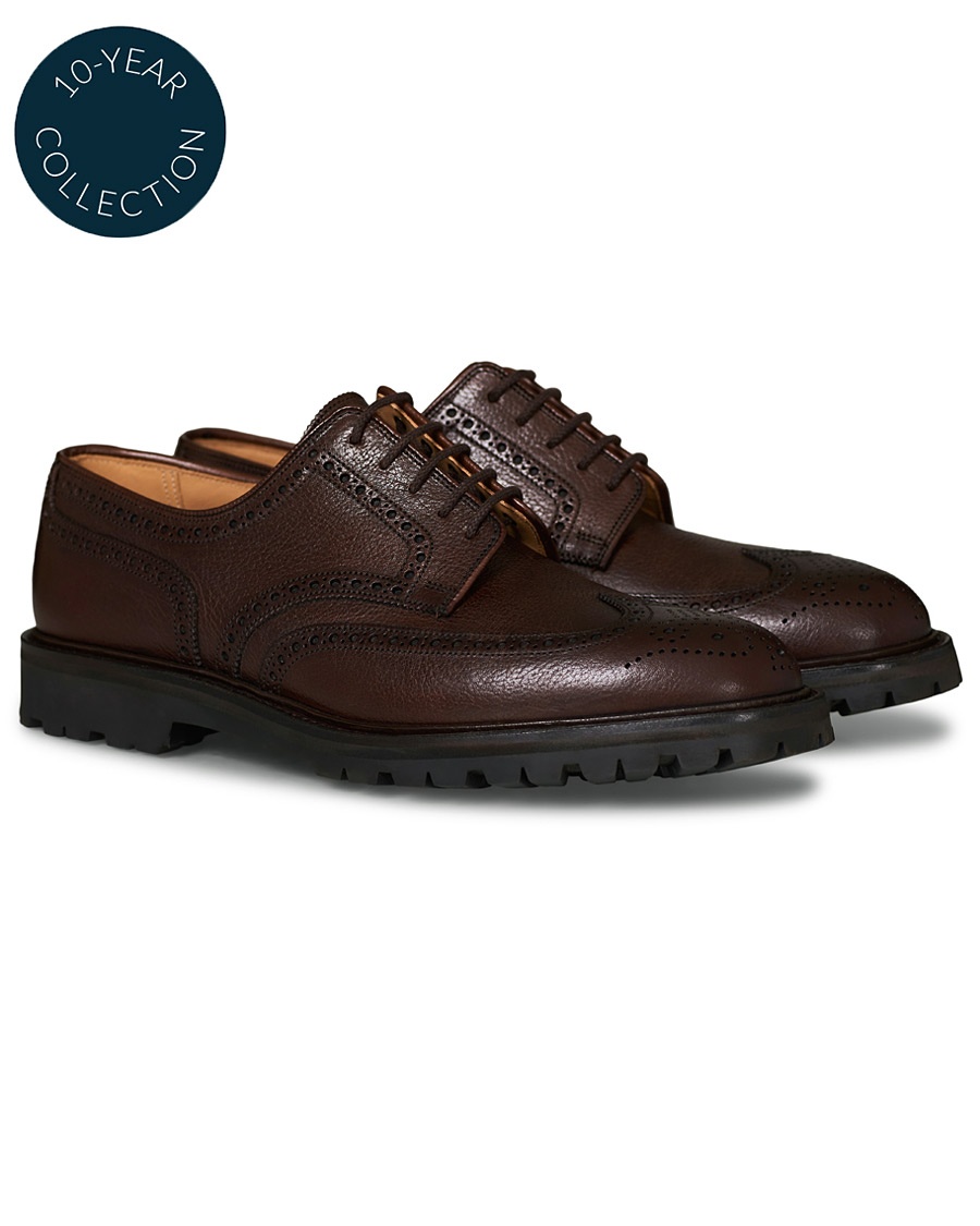Crockett & Jones x Tärnsjö Garveri Pembroke Scotch Grain Vibram Dark Brown