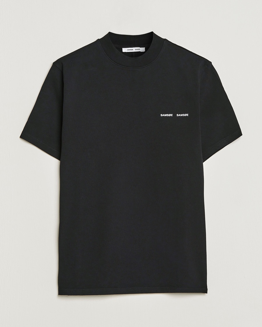 Samsøe Samsøe Norsbro Organic Cotton Tee Black – Schwarz